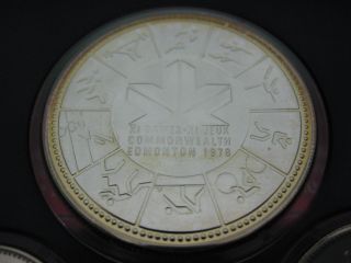 1978 Edmonton Commonwealth Games Canadian Silver Coin photo