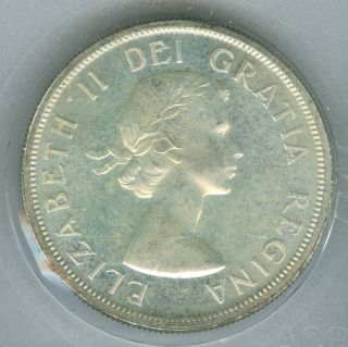 1958 Canada Silver Dollar State Finest Graded. photo