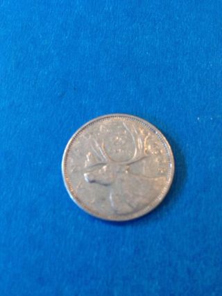 1952 Canada 25 Cent.  80% Silver photo