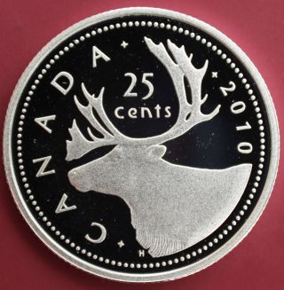 2010 25 Cent Coin 92.  5% Silver photo