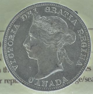 1900 Canadian Silver Quarter - Iccs Graded - Ef - 40 - photo