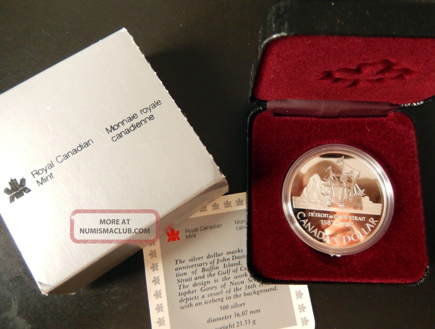 Canada 1987 Silver Dollar Proof
