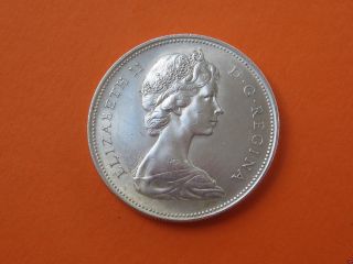 Stunning 1966 Canadian Siver Dollar Coin Item 1245a photo