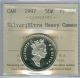 1997 Canada Silver 50 Cents Proof Ultra Heavy Cameo Finest Graded Rare. Coins: Canada photo 2
