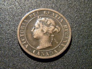 1896 Canadian One Cent - 1 Victoria photo