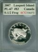2007 Canada Lasqueti Island Pl 1/2 Silver 300 Minted Finest Graded. Coins: Canada photo 2