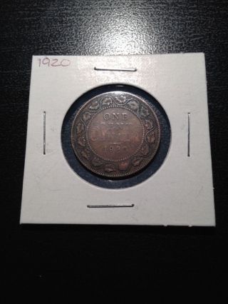 1920 Canadian Large Cent photo