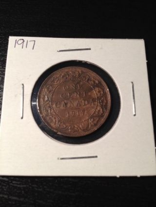 1917 Canadian Large Cent photo