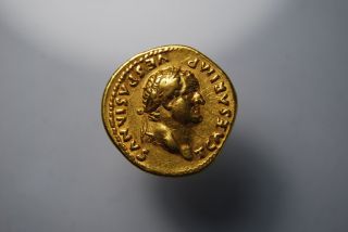 Titus,  As Caesar 69 - 79 Ad.  (av 7.  30g 19mm 6h) Rome Gvf photo