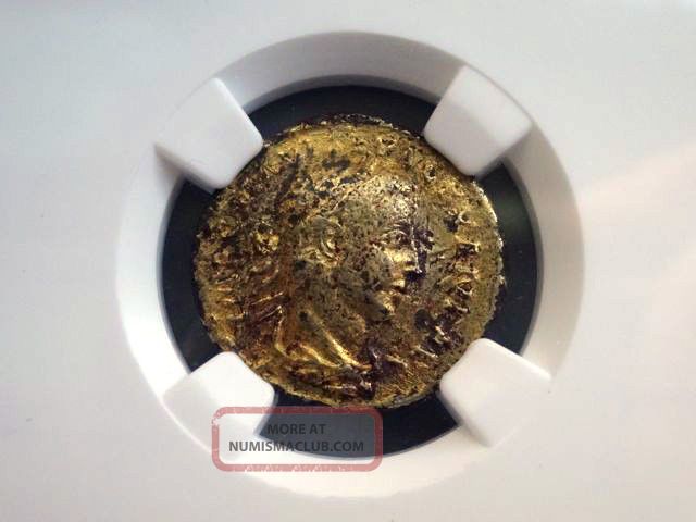 Ancient Roman Coin Fouree Ae/av Aureus Severus Alexander Ad 222 - 235 Ngc Vf Coins: Ancient photo