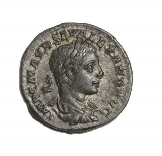 Severus Alexander 222 - 235 Ad Ar Denarius Rome Ancient Roman Coin Ric.  165 photo