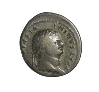 Titus As Caesar Ar Denarius Rome 76 Ad Ancient Roman Coin Roman Empire photo