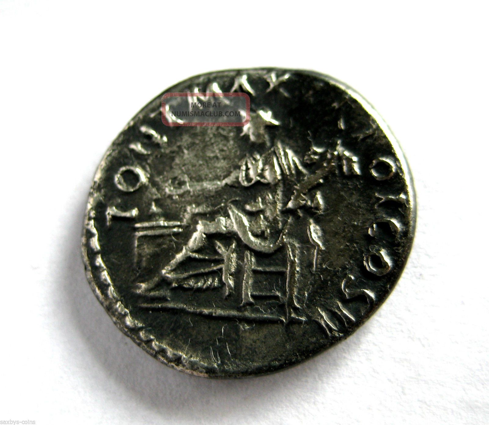 100 A. D British Found Emperor Trajan Roman Period Imperial Silver ...