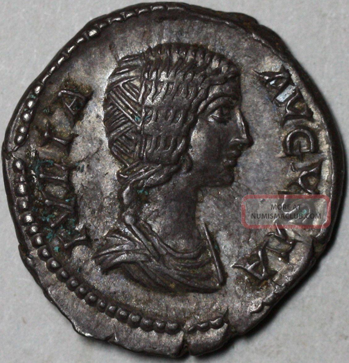 Ex.  Duke Of Argyll Julia Domna Juno Denarius Pedigreed British Ancient Coin Coins: Ancient photo