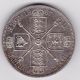 Gb Qv 1887 Double Florin (4 Shillings) Arabic I Coins & Paper Money photo 1