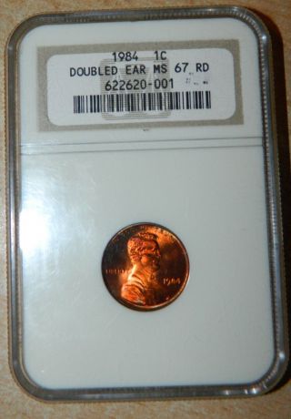 1984 1c Doubled Die Obverse Ngc Ms67rd Lincoln Cent 1 - O - Iv Fs - 01 - 1984 - 1wddo - 001 photo