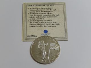 $5 Man In Space Coin American W/coa photo