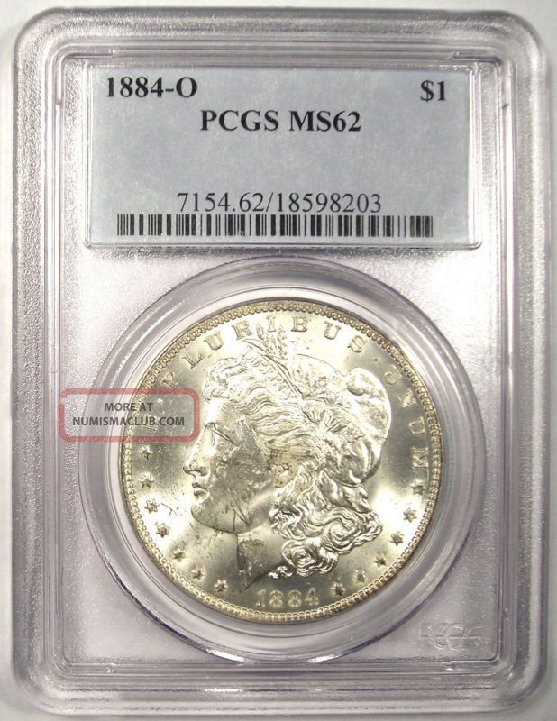 アンティークコイン 銀貨 1883-O $1 Morgan Dollar NGC MS62 Rainbow