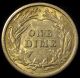 1907 Barber Dime…sharp Album Coin W/ Full Liberty,  Sharp Details…nr Dimes photo 1