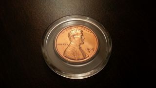1969 - S Gem Proof Lincoln Memorial Cent 1c 89 photo