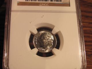 1995 - P Roosevelt Dime Ngc Ms67 Ft (full Torch Bands) photo