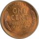 1945 Lincoln Cent - Bu Red Brown - Broadstruck Error Small Cents photo 1