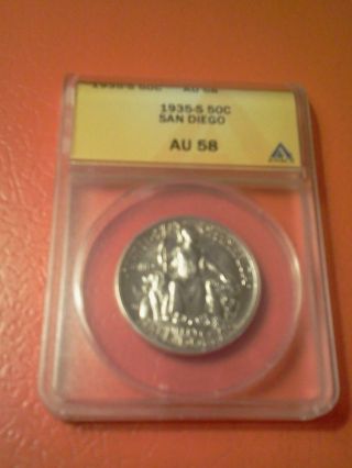 1935 S Commemorative Silver Half Dollar California - Pacific International Expo photo