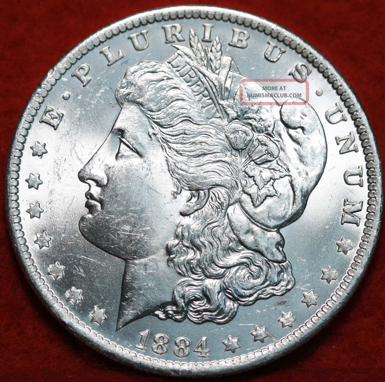 Uncirculated 1884 O Silver Morgan Dollar S h