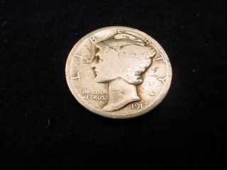 1917 - S Mercury Dime Coin 40 photo