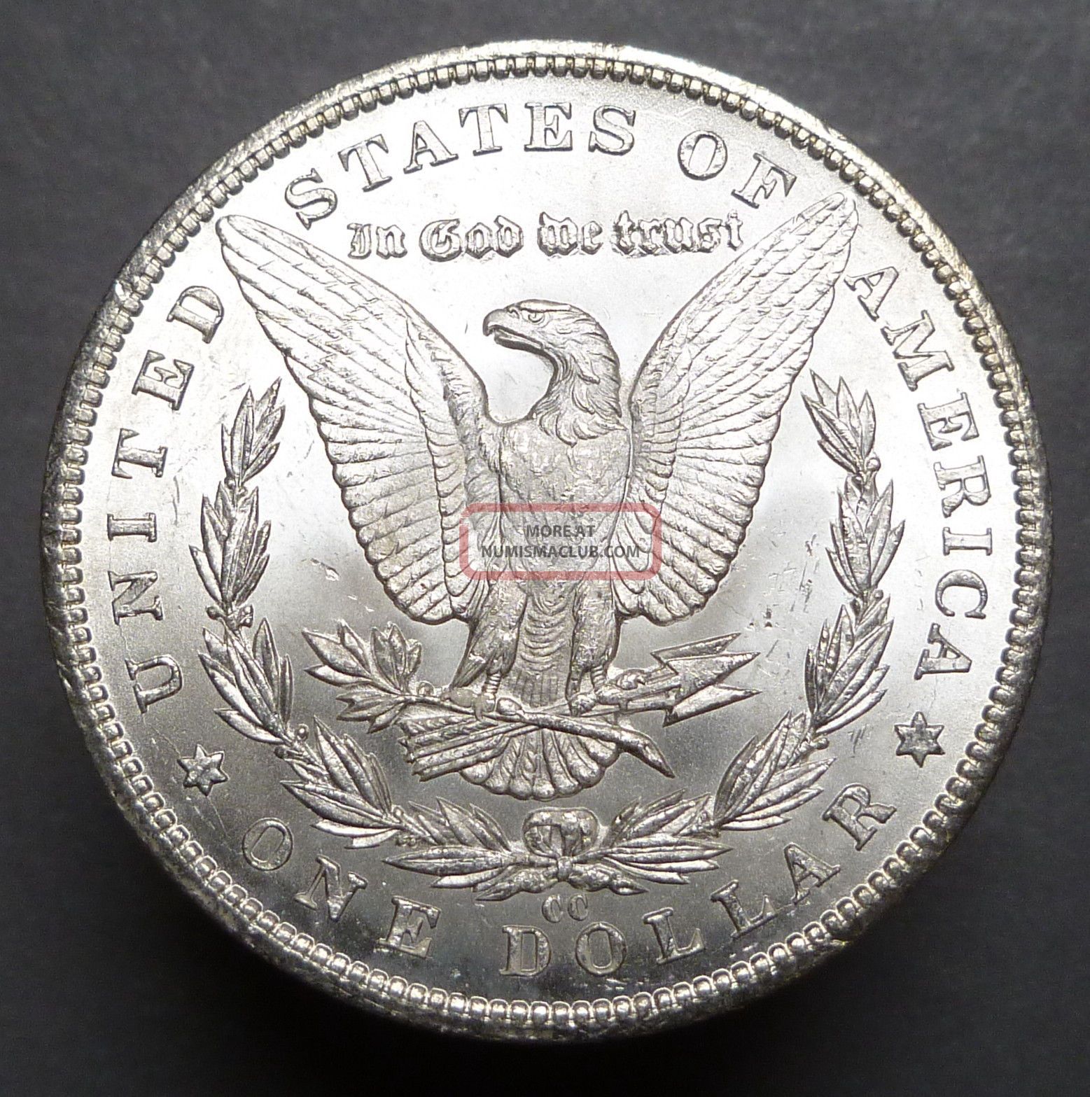1884 - Cc Morgan Silver Dollar Lusterous Bu Eye Appeal