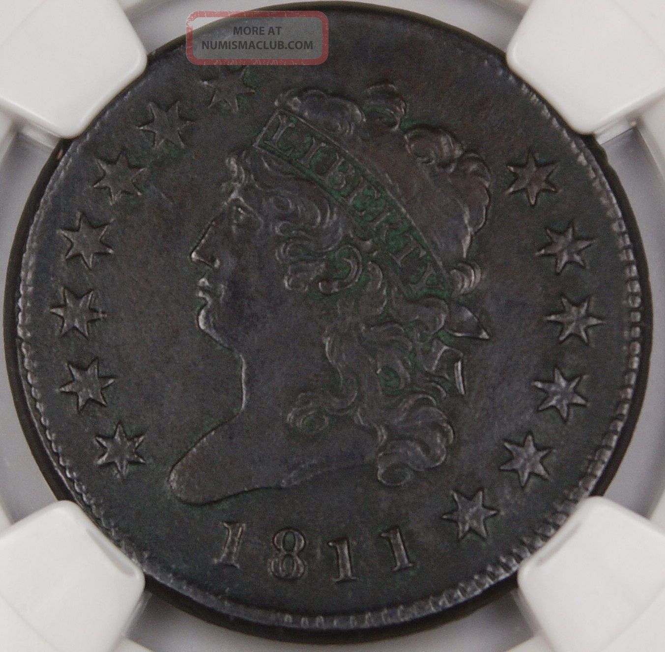 1811 Classic Head Large Cent, Ngc Xf Details S - 287, Environmental Damage