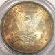 1881 - S Morgan Silver Dollar Pcgs Ms63 - Rainbow Coin Dollars photo 3