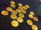 1 Penny Pure 24 K Gold Plated 7 Mils Gold Layered Usa 1 Cent. Coins: US photo 1