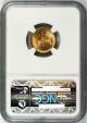 1926 Gold American Sesqui $2.  50 Commemorative Coin Ngc Ms64 Commemorative photo 3