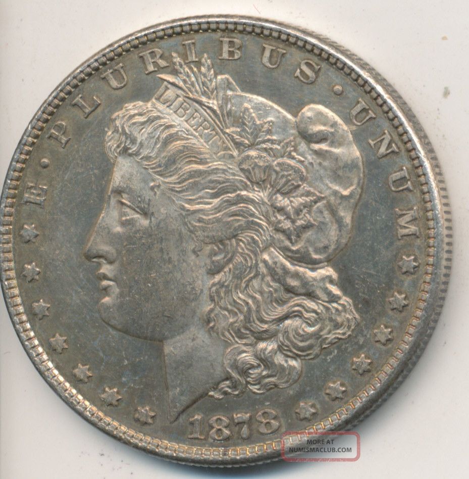 1878 morgan silver dollar 8 tail feathers stunning prooflike uncirculated