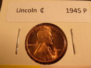 1945 P Lincoln Cent - Bu photo