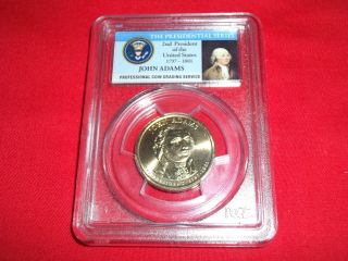 2007 - P Pcgs Ms66 John Adams,  First Day Of Issue - Position A,  13814306 photo