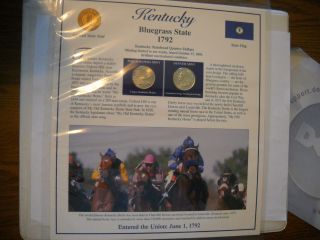 Coinhunters - 2001 Kentucky State Quarters P&d Postal Commemorative Society photo