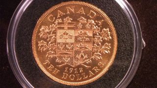 Canada 1912 Hand Selected $10 Gold Coin - Royal Canadian - Royal photo