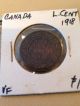 1918 Canada Large Cent Coins: Canada photo 3