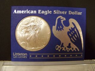 1996 Silver Eagle - Key Year - Extremely Rare - Uncirculated photo