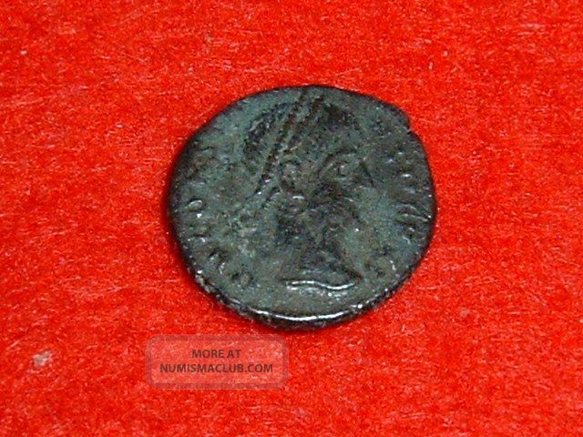 Constans I (a.  D.  337 - 350) Bronze Follis Of Rome Authentic Roman Coin Coins: Ancient photo