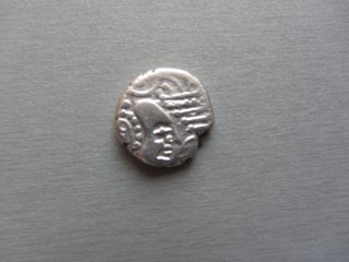 India - Ancient - Sassanian Type - King ' S Portrait - Silver Coin photo