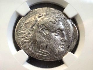 Greek Coin Alexander Iii Posthumous Pamphylia Aspendus Ar Tetradrachm Ngc Vf photo