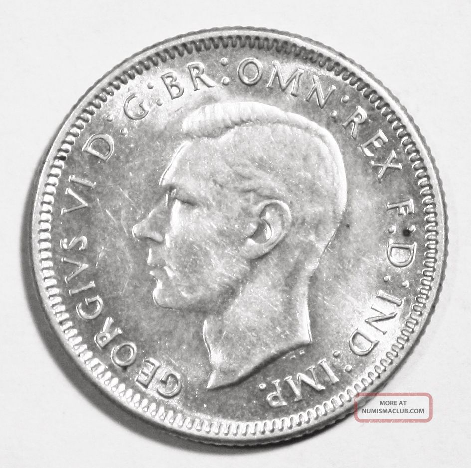 Australia 1 Shilling 1943 - S Brilliant Uncirculated Silver Coin
