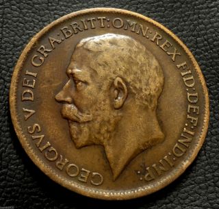 United Kingdom,  Gb.  1911 1 Penny George V 