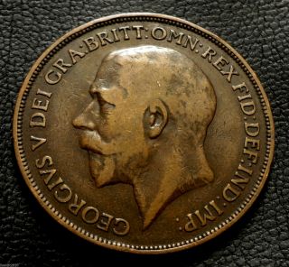 United Kingdom,  Gb.  1915 1 Penny George V 