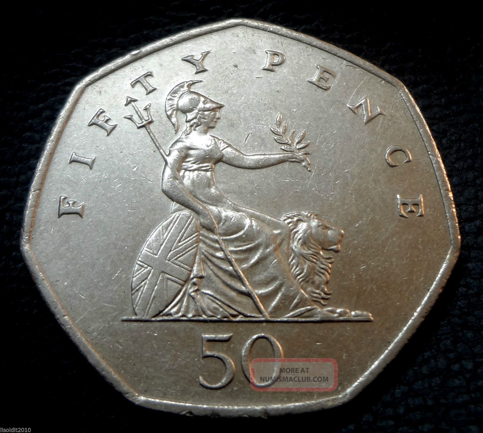 United Kingdom Gb 1997 50 Pence Elizabeth Ii Britannia Coin united-kingdom-gb-1997-50-pence-elizabeth-ii-britannia-coin