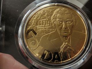 Golda Meir 1973 Judaic Heritage Annual Silver/gold Medal Proof photo