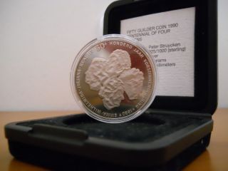 Netherlands 50 Gulden 1990 Silver Proof 